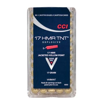 CCI 17 HMR 17GR TNT HP (50 pk.) CCI 17 HMR 17GR TNT HP (50 pk.)