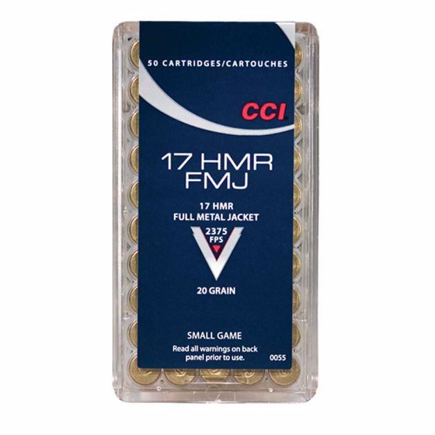 CCI 17 HMR FMJ 20 GR FMJ (50 pk.)