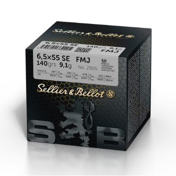 S&B 6,5x55 140FMJ (50 pk.) S&B 6,5x55 140FMJ (50 pk.)