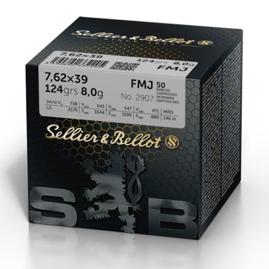 S&B 7,62x39 123 FMJ (50 pk.)