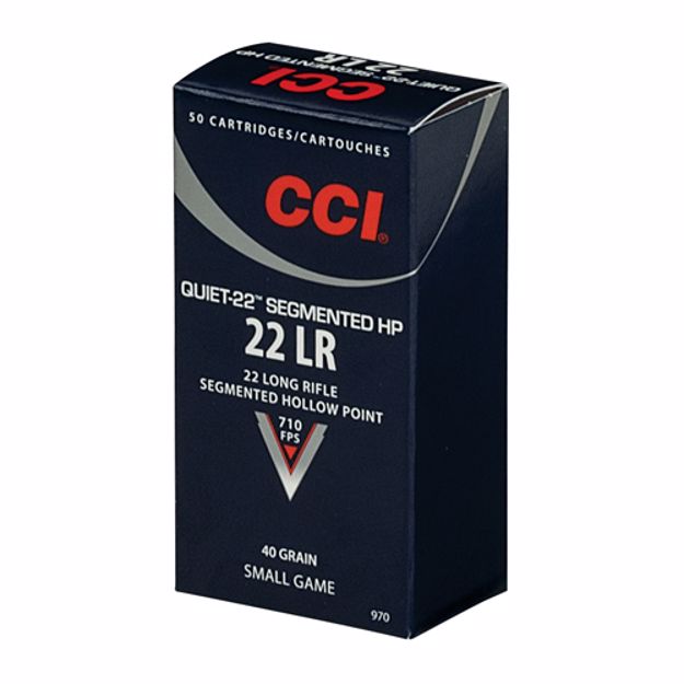 CCI 22 LR SEGMENTED QUIET HP 40grs (50 pk.)