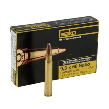 SAKO 9,3x66 Sako 286 HAMMERHEAD SP (20 pk.) SAKO 9,3x66 Sako 286 HAMMERHEAD SP (20 pk.)