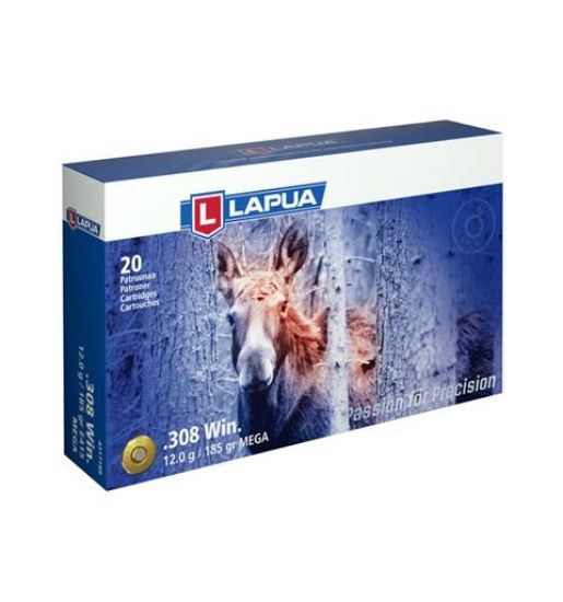 Lapua 308 Win 12,0g / 185grs MEGA