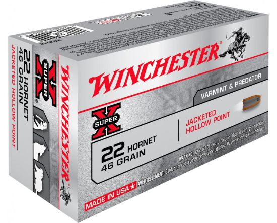 Winchester .22 Hornet 46gr. HP