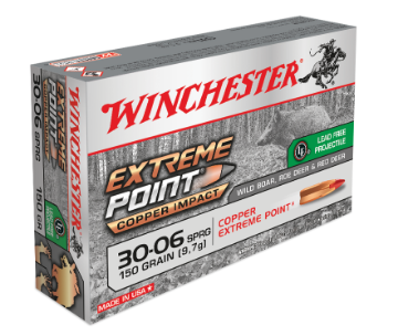 Winchester .30-06 Extreme Point Lead Free 150g Winchester .30-06 Extreme Point Lead Free 150g