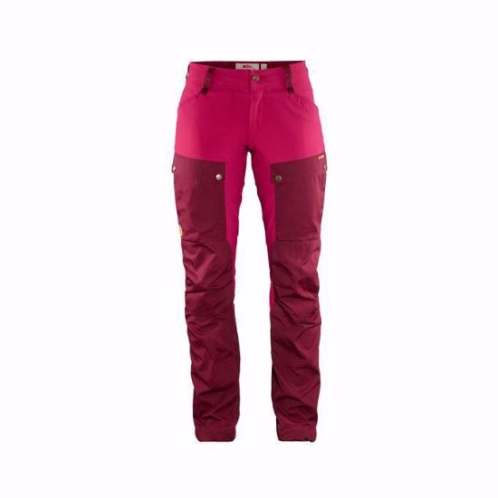 Bilde av Keb Trousers Curved W Reg Dark Garnet-Plum 32