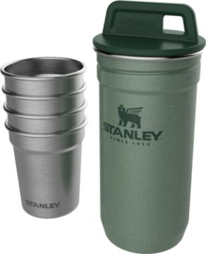 Drammeglass sett Adventure 4stk SS Hammertone Green Drammeglass sett Adventure 4stk SS Hammertone Green