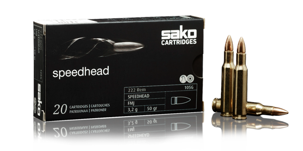 Sako 22-250 Speedhead FMJ 50gr / 3,2g