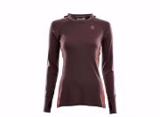 Bilde av WarmWool Hoodsweater Woman Fudge / Red Ochre XS
