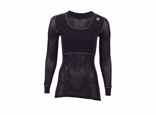 Bilde av WoolNet Crew Neck shirt, Woman Jet Black XS