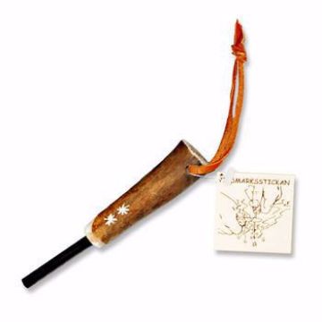 Vis detaljer for Ildstål med reinhorn Bilde av Ildstål med reinhorn