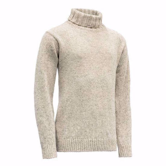 Bilde av NANSEN SWEATER HIGH NECK Grey Melange S
