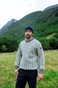 Bilde av ORIGINAL ISLENDER CREW NECK OFFWHITE/ANTH. XS