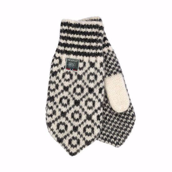 Bilde av SVALBARD MITTEN OFFWHITE/ANTHRACITE M