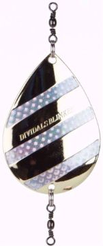 Vis detaljer for Søvik Dividalsblinken 100 mm Gull Bilde av Søvik Dividalsblinken 100 mm Gull