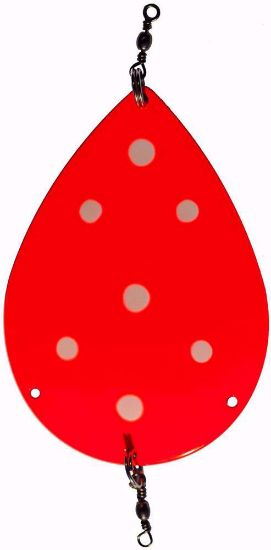 Bilde av Søvik Dividalsblinken 100 mm UV Fluo Oransje/Perlemor