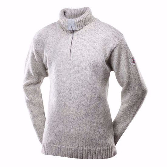 Bilde av NANSEN SWEATER ZIP NECK Grey Melange XS