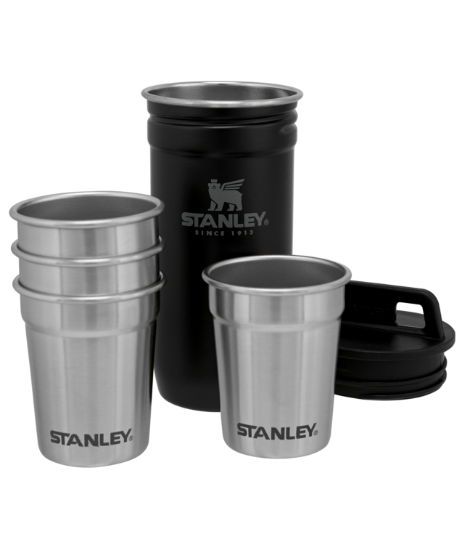 Bilde av Drammeglass sett Adventure 4stk SS Matte Black