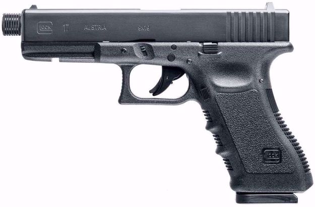 Bilde av Glock 17 Threaded Blow Back 4,5mm Pellets and Steel BB