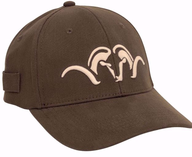 Bilde av Blaser Cap "FlexFit" - Brown with White Argali Logo S/M