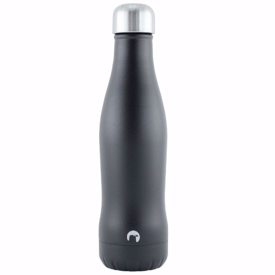 Bilde av Termoflaske "Curve" Stål - solid black