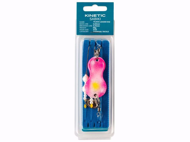 Bilde av Kinetic Sabiki Plaice Leader 40g #1/0 Kinky Pinky