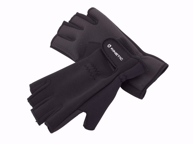 Bilde av Kinetic Neoprene Half Finger Glove XL Black