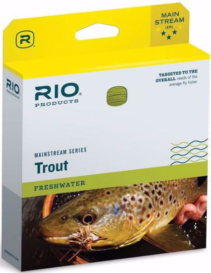 Bilde av RIO MainStream Trout OneColor DT3F Lemon Green