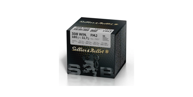 Bilde av S&B 308 Win 180 FMJ (50 pk.)