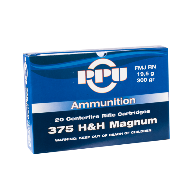 Bilde av PPU 375 H&H Magnum FMJ 300gr 