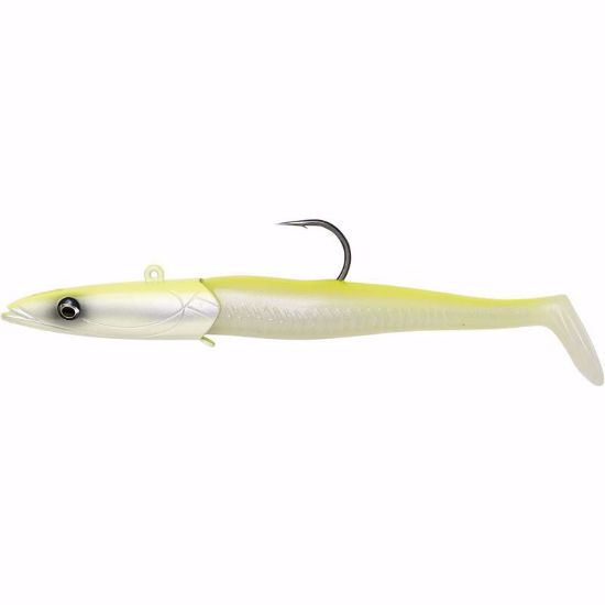 Bilde av SANDEEL 20CM 265G CHARTREUSE GLOW 2+1PCS