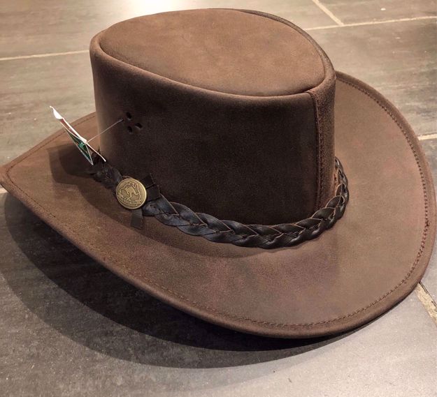 Bilde av MJM Aussie Bush Leather Hat