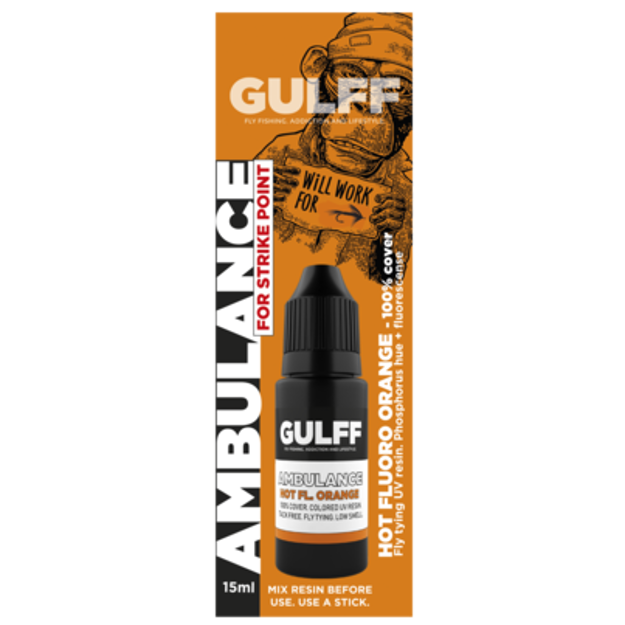 Bilde av Gulff Ambulance UV-resin Hot Flouro Orange