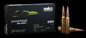 Vis detaljer for SAKO 308 Win Powerhead BLADE 162 SP (20 pk.) Bilde av SAKO 308 Win Powerhead BLADE 162 SP (20 pk.)