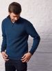 Bilde av Seed Stitch Zip Neck Sweather