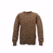 Bilde av Fisherman out of Ireland Crew Neck With Ribbed Detail Stone Berry S