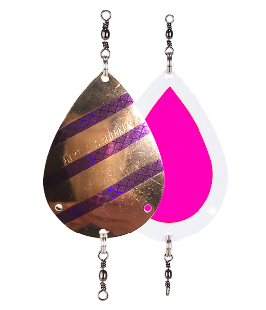 Bilde av Søvik Dividalsblinken 70 mm Copper/Purple/pink