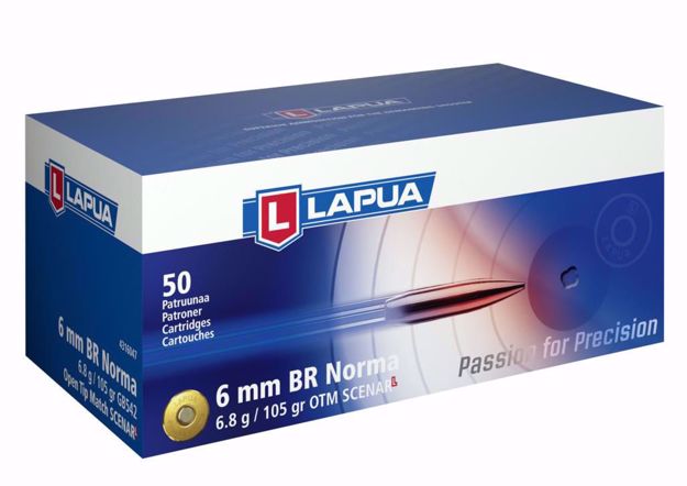 Bilde av Lapua 6mm BR 6,8g / 105grs 50pk