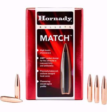 Vis detaljer for Hornady Match Bullets 6mm .243 105 Gr Bthp Match 100pk Bilde av Hornady Match Bullets 6mm .243 105 Gr Bthp Match 100pk