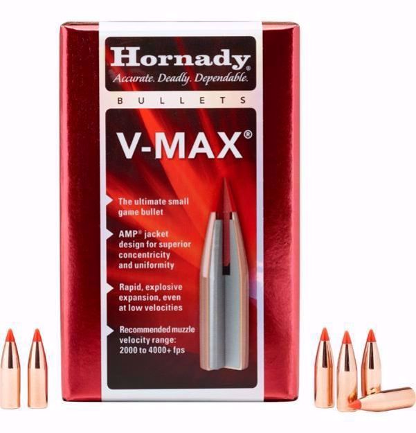 Bilde av Hornady V-Max Bullets 22 Cal 55 Gr 100pk