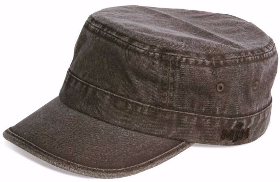 Bilde av MJM Flat Cap- Cuba Dyed Cotton Olive S/M