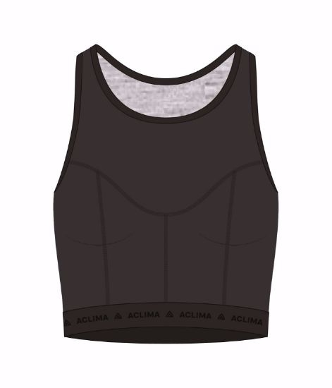 Bilde av FleeceWool Top, Woman Jet Black XS