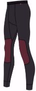 Bilde av LightWool reinforced longs M's Jet Black/Zinfandel S