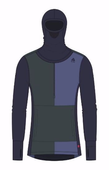 Bilde av Warmwool Hood Sweater w/Zip