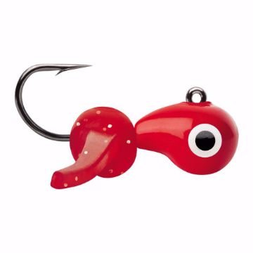 Vis detaljer for Tungsten Mustache Jig Rød 2pcs Bilde av Tungsten Mustache Jig Rød 2pcs
