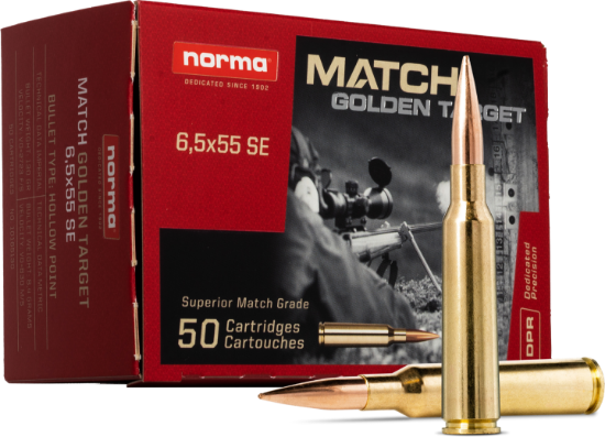 Bilde av Norma Golden Target 6,5x55 130gr / 8,4g