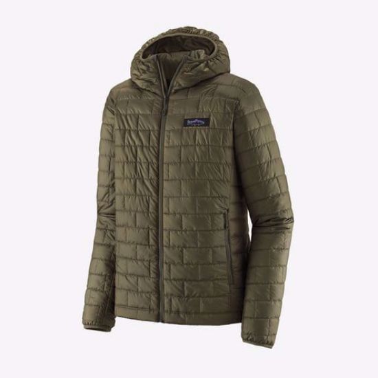 Bilde av Patagonia M Nano Puff Fitz Roy Trout Hoody Basin Green S