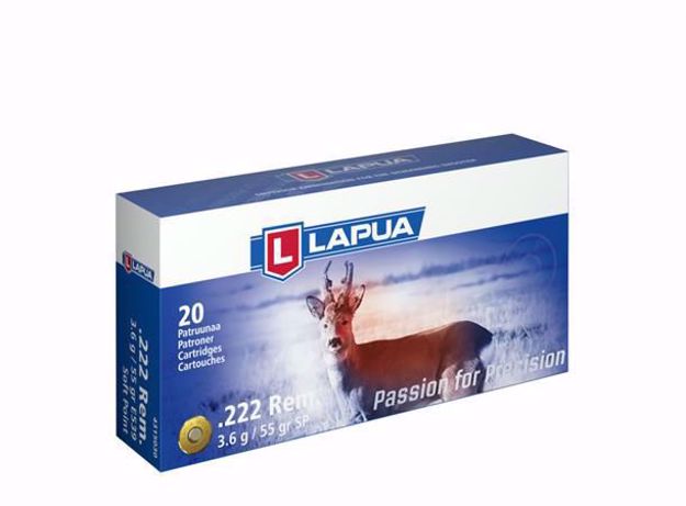 Bilde av Lapua 222 Rem 3,6g / 55grs FMJ