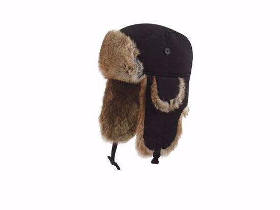 Bilde av MJM Pelslue Kanin / Taslan Th1108 Black/Brown S