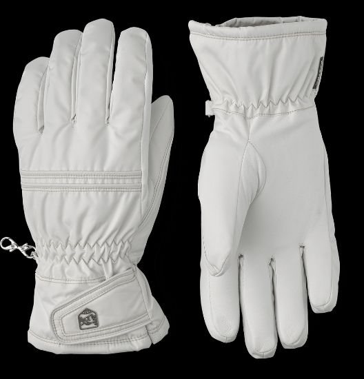 Bilde av Primaloft Leather Female - 5 Finger Ivory/Offwhite 5